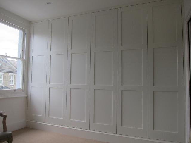 Panelled store fitted wardrobes